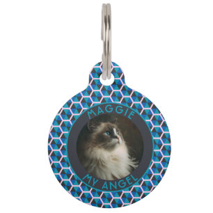 Colourful Pet Appreciation Gift Honeycomb Print Tag