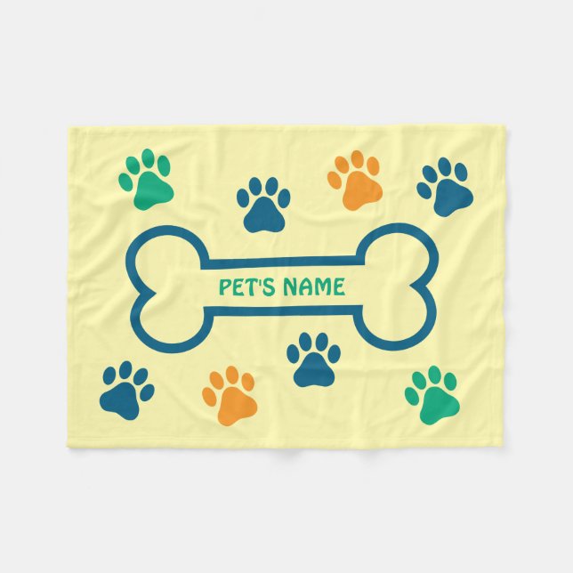 Colourful Pet Blankets (Front (Horizontal))