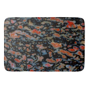 Colourful Petrified Dinosaur Bone Bath Mat