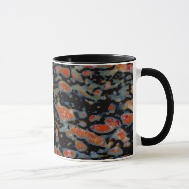 Colourful Petrified Dinosaur Bone Mug (Right)