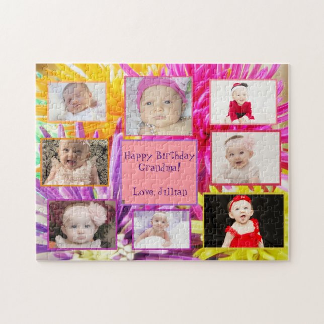 Colourful Photo Collage Puzzle (Horizontal)