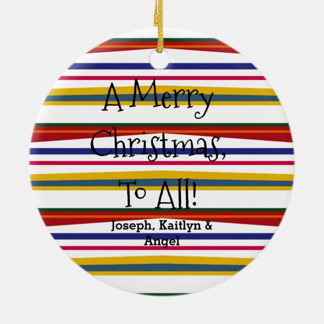 Colourful Photo Ornament - HAMbWG (Back)