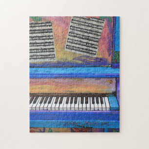 Colourful Piano Jigsaw Puzzle
