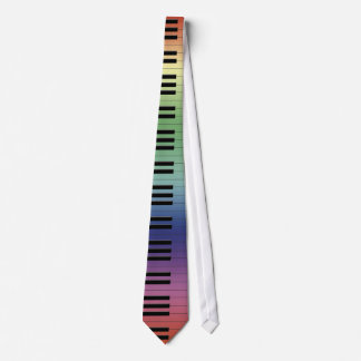 Colourful Piano Keys | Music Gifts Tie