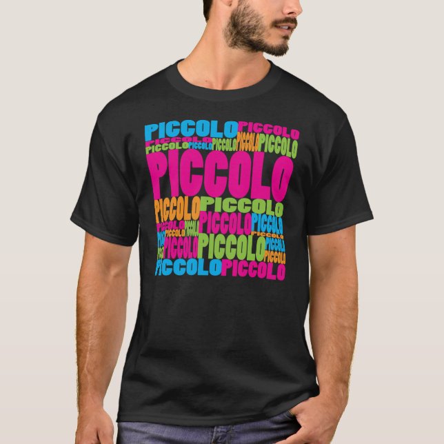Colourful Piccolo T-Shirt (Front)
