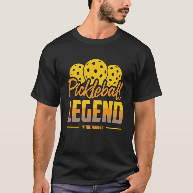 Colourful Pickleball Legend In The Making T-Shirt (Front)