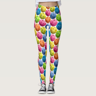Colourful Pickleball Leggings