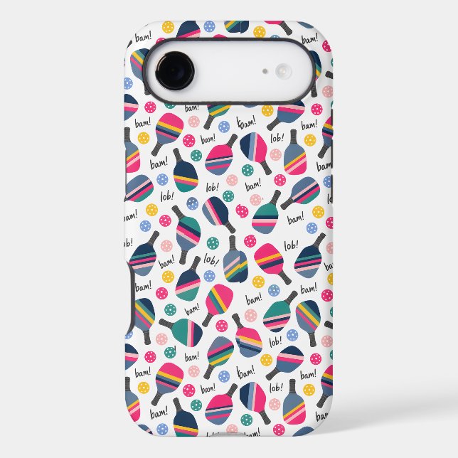 Colourful Pickleball Pattern (Back)