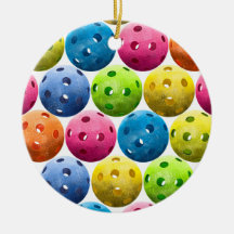 Colourful Pickleballs -