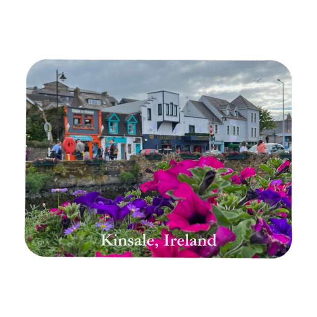 Colourful Pier Street in Kinsale, Ireland Magnet (Horizontal)