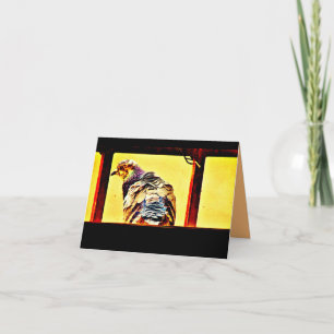Colourful Pigeon Card