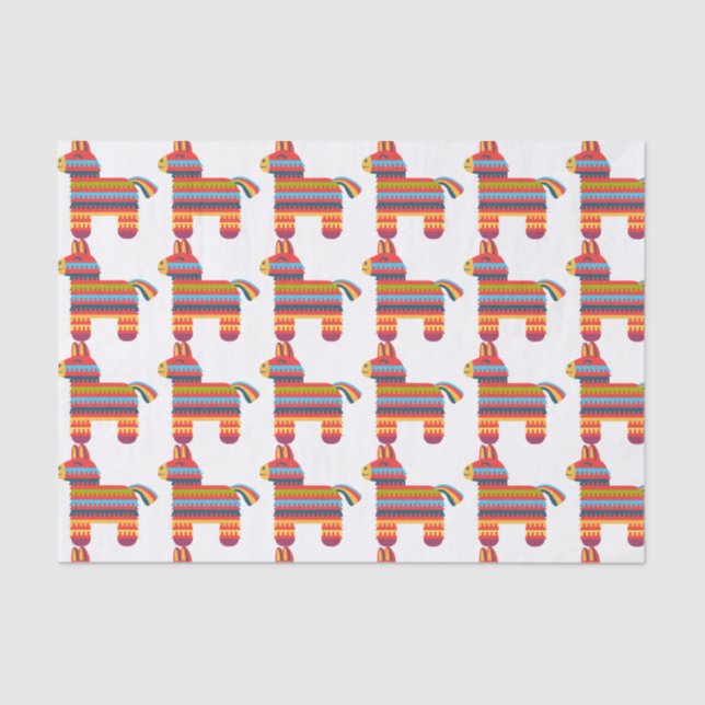 Colourful Pinatas  Tissue Paper (Front)