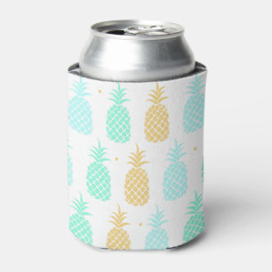 Colourful Pineapple Pattern Can Cooler