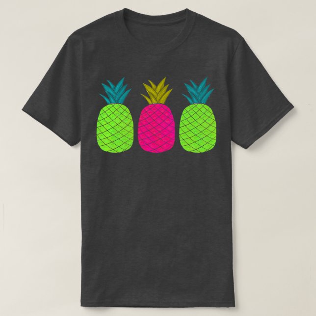 colourful pineapple T-Shirt (Design Front)