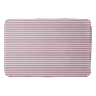 Colourful Pink Striped Bathroom Bath Mat