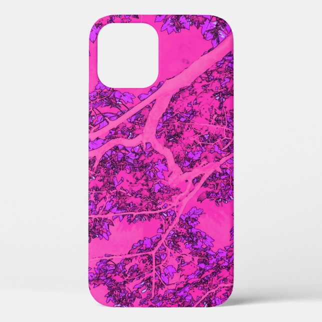Colourful pink trees Case-Mate iPhone case (Back)
