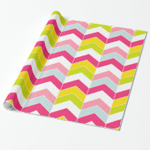 Colourful Pink ZigZag Chevron Pattern