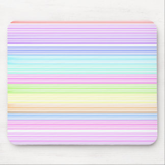 Colourful Pinstripes Mouse Mat