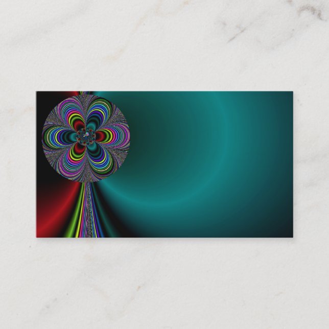 Colourful Pinwheel Business Card (Front)