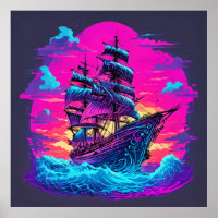 Colourful Pirate Ship