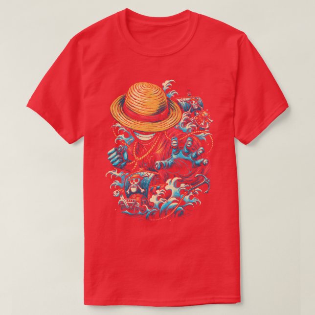 Colourful Pirate T-Shirt (Design Front)