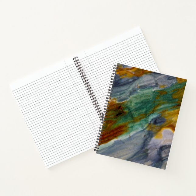 Colourful Piute Jasper Notebook (Inside)