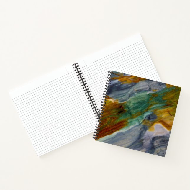 Colourful Piute Jasper Notebook (Inside)