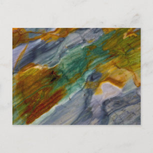 Colourful Piute Jasper Postcard