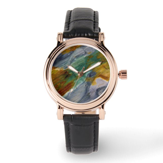 Colourful Piute Jasper Watch (Front)