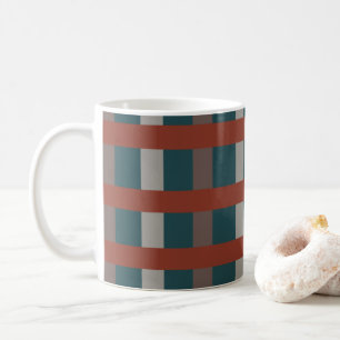 Colourful Plaid Checks  Coffee Mug