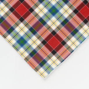 Colourful Plaid Dundee Dress Tartan Fleece Blanket