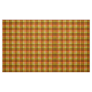 Colourful plaid pattern fabric