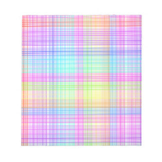 Colourful Plaid Pattern Notepad