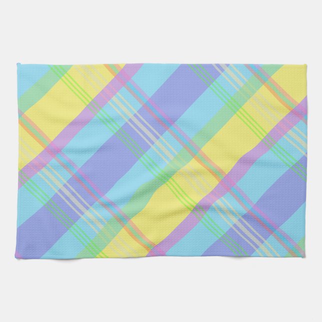 Colourful Plaid Towel (Horizontal)