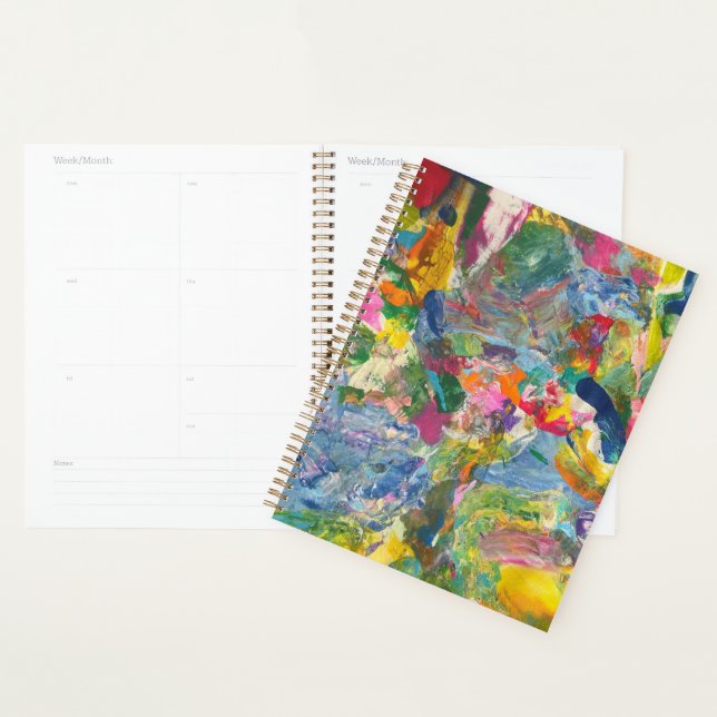 Colourful Planner Aesthetic Agenda Book Organiser (Display)