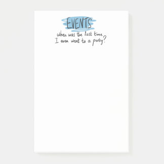 Colourful Planner Title/ Header Events Post-it Notes