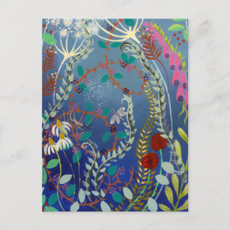 Colourful Plants. Postcard