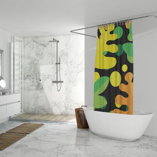 colourful plants Shower Curtain