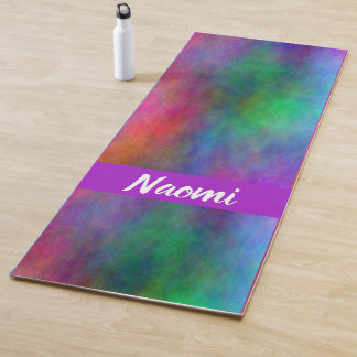 Colourful Plasma Clouds Yoga Mat