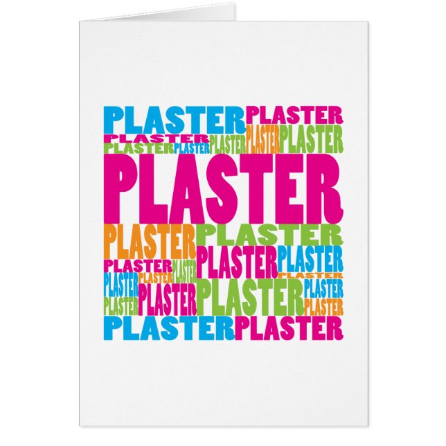 Colourful Plaster (Front)