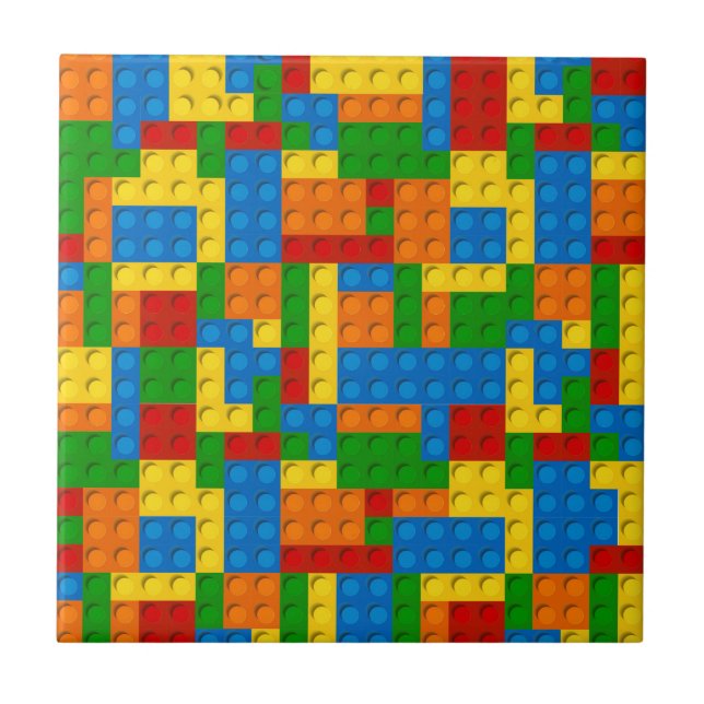 colourful plastic blocks tile (Front)