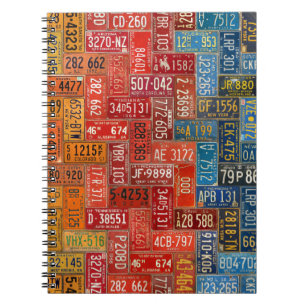 Colourful Plates from All 50 States Notebook