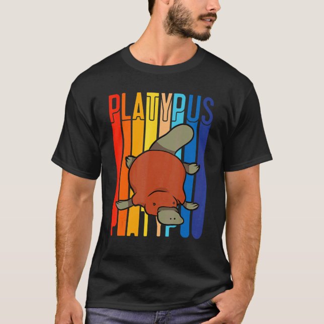 Colourful Platypus T-Shirt (Front)