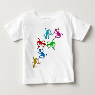 Colourful, playful lizards baby T-Shirt