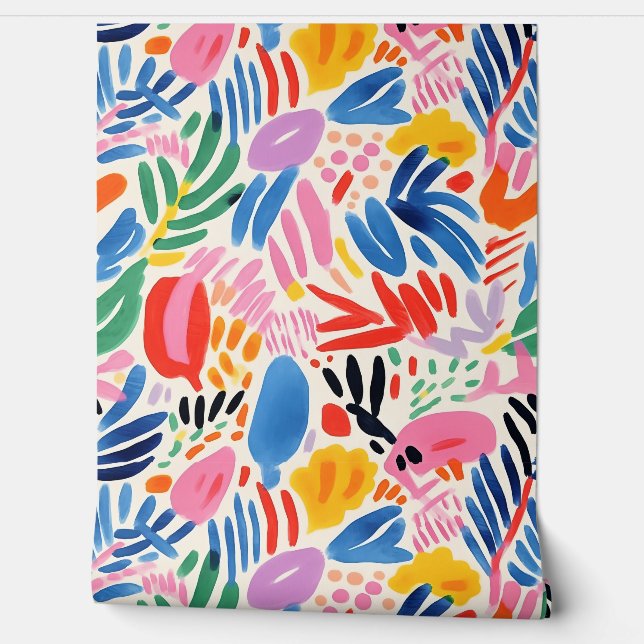 Colourful, Playful Watercolor wallpaper  (Unrolling)