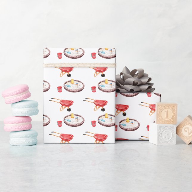 Colourful Playground  Wrapping Paper (Baby Shower)
