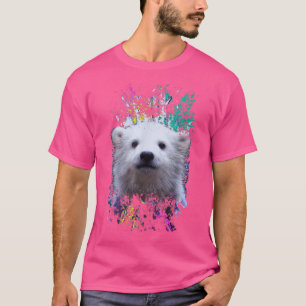 Colourful Polar Bear Baby  T-Shirt