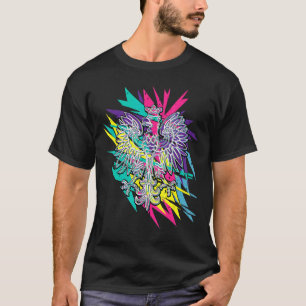 Colourful Polish Eagle Modern Polish Crest Multico T-Shirt