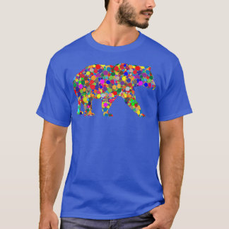 Colourful Polka Dot Bear International Dot Day  T-Shirt