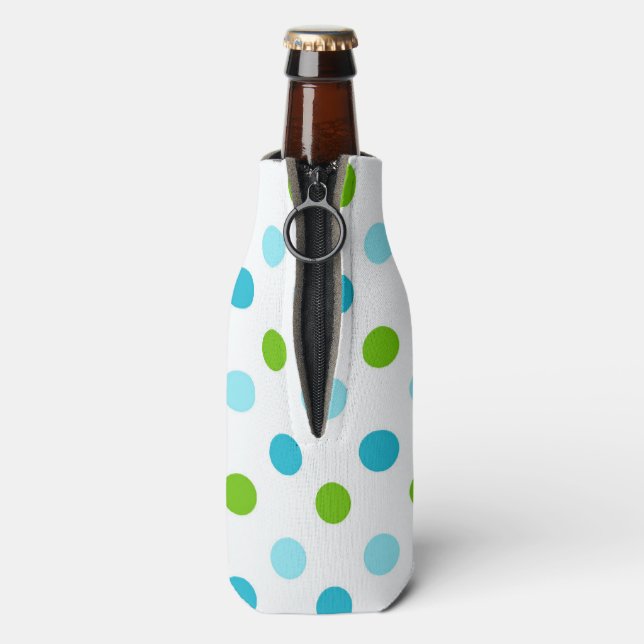 Colourful Polka Dot Bottle Cooler (Bottle Back)